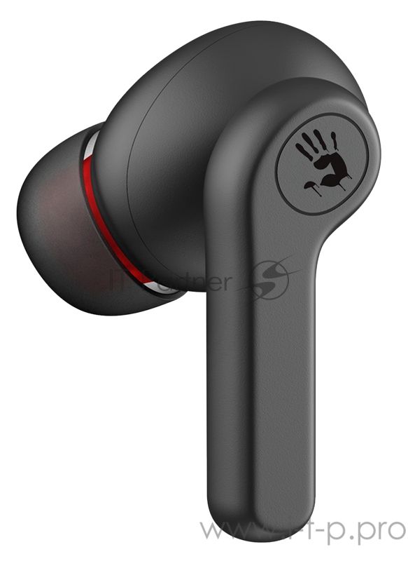 Наушники TWS A4Tech Bloody M30 черный/красный, внутриканальные, Bluetooth, до 22 ч