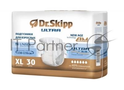 Подгузники для взрослых Dr.Skipp Ultra, р-р XL, 30 шт., 8109