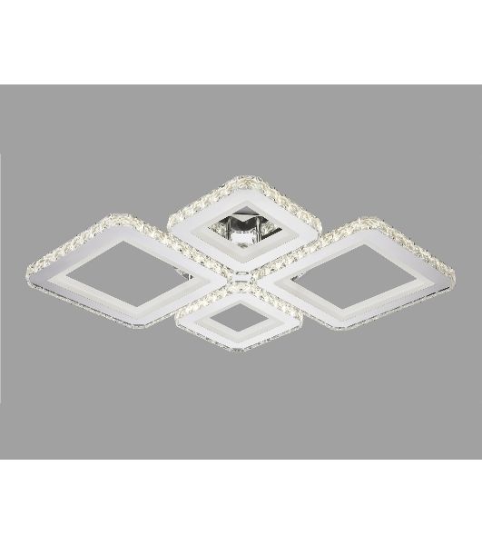 Потолочный светодиодный светильник Ambrella light FA1726/4 CH хром 3000K/4200K/6400K 108W 690*550*100 (ПДУ РАДИО 2.4G)