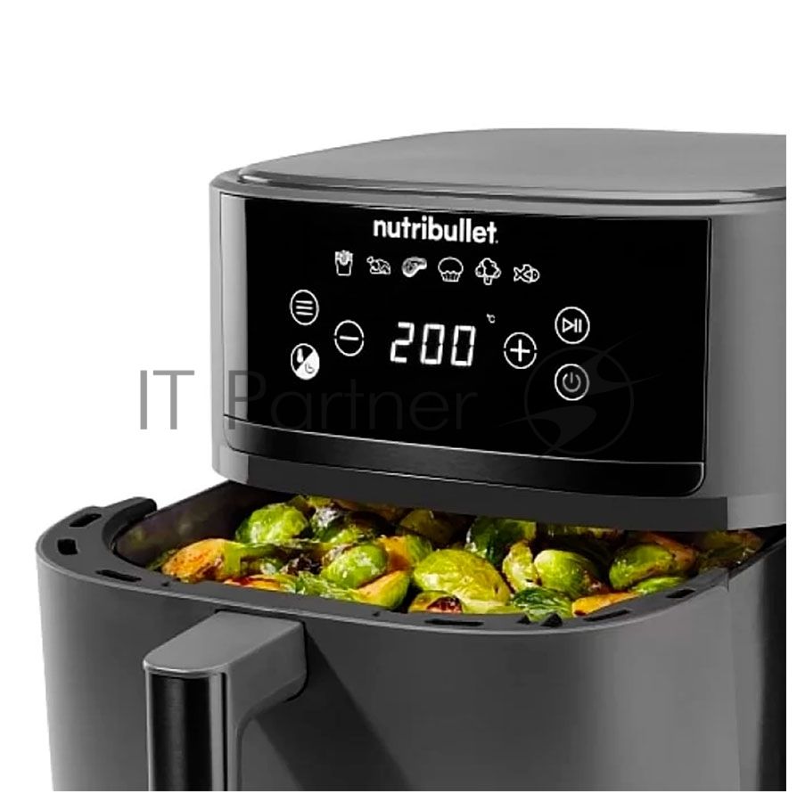 Аэрогриль Nutribullet NBA0611DG черный, 1700 Вт, 6 л, сенсор, 6 программ