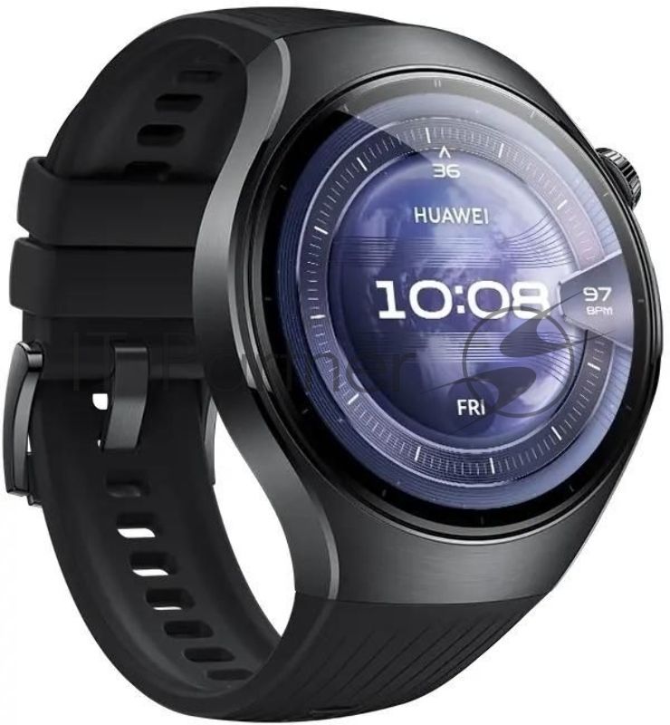 Умные часы Huawei Watch 5 Rates-L19F, 1.5" LTPO AMOLED, Wi-Fi, Bluetooth, NFC, IP69, черный