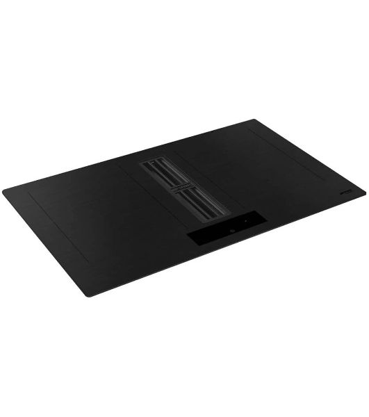 Варочная поверхность со встроенной вытяжкой Smeg HOBD382MB2, 83 см, индукция, слайдерное управление, 4 зоны нагрева, 9 уровней мощности, автоматическое определение посуды, таймер, быстрый старт, индикация остаточного тепла, 650 м3/ч, 8 скоростей + 2 интен