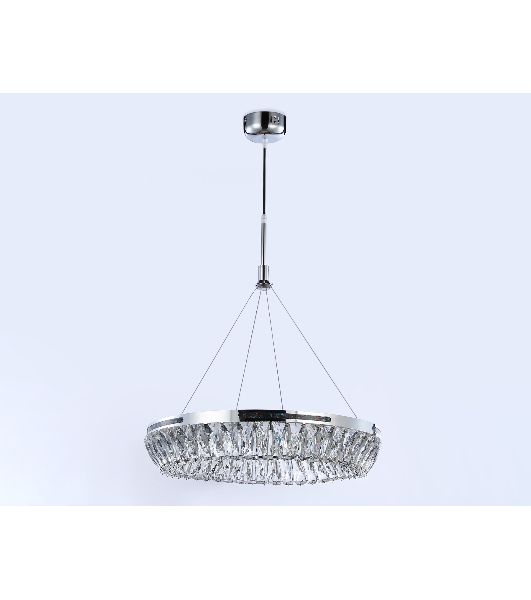 Светильник Ambrella light TR5022 CH/CL хром/прозрачный 3000K/4200K/6400K 47W D500*540 (Без ПДУ)