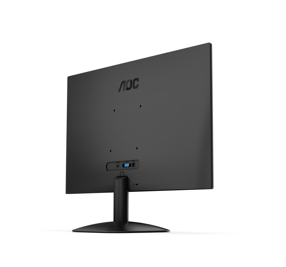 Монитор 23.8" AOC 24B31H IPS 1920x1080, 120 Гц, 4 мс (1 мс MPRT), 16:9, 300 кд/м², VGA, HDMI 1.4, 3.5 Jack, динамики (2x2 Вт), HDR10, Adaptive-Sync, черный