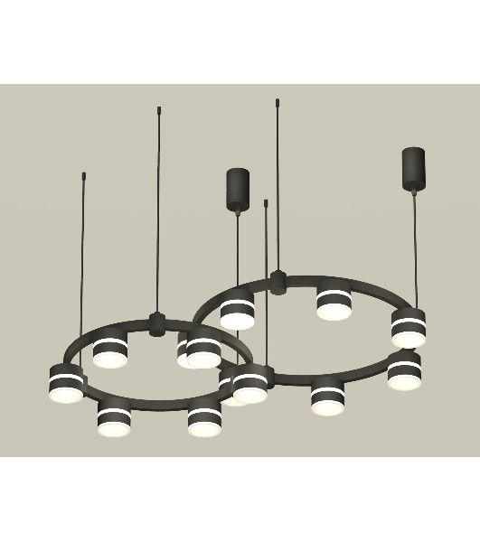 Светильник Ambrella light XR92091001/13 SBK/FR черный песок/белый матовый GX53 (A9209, C9238, C9232, N8445)