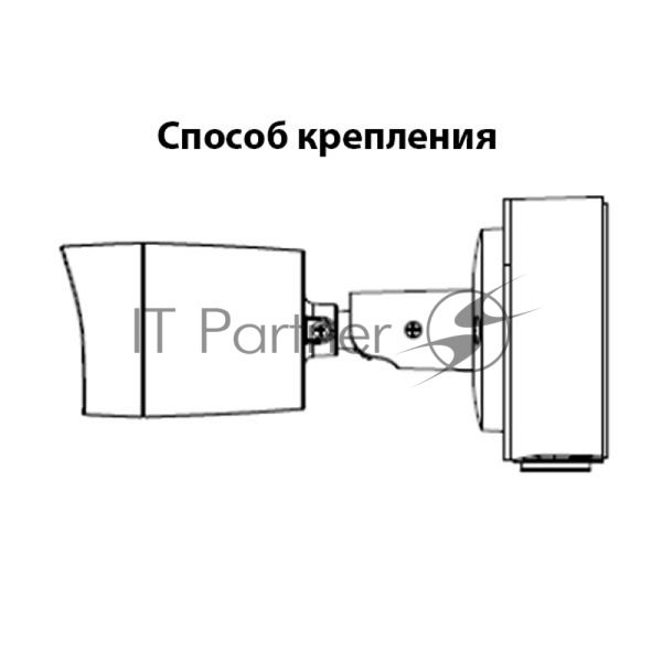 Монтажная коробка Dahua для уличных видеокамер серии HFWxxS; Размеры:90x34мм Water-proof Junction Box PFA134
