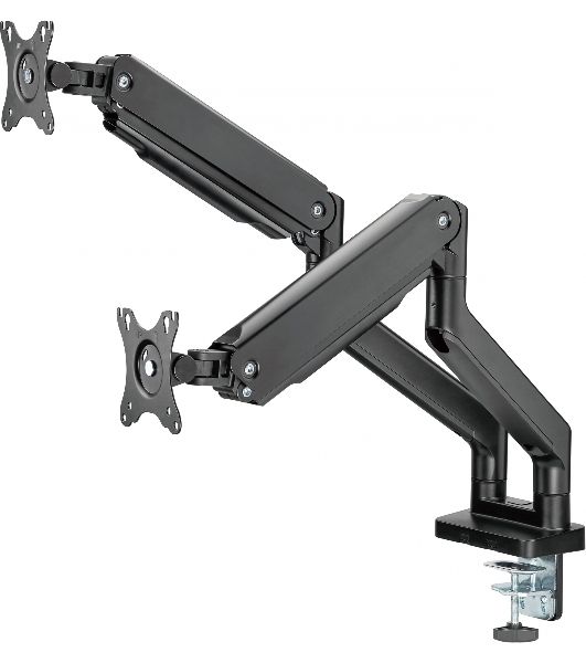 Кронштейн для мониторов Ultramounts UM731 черный 17"-35" макс.16кг крепление к столешнице поворот и наклон