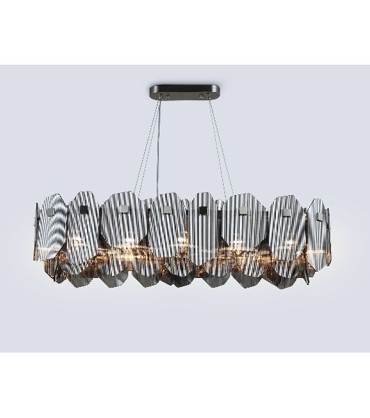 Светильник Ambrella light LH31205/12 SN/SM сатин никель/дымчатый E14*12 max 40W 1000*340*270