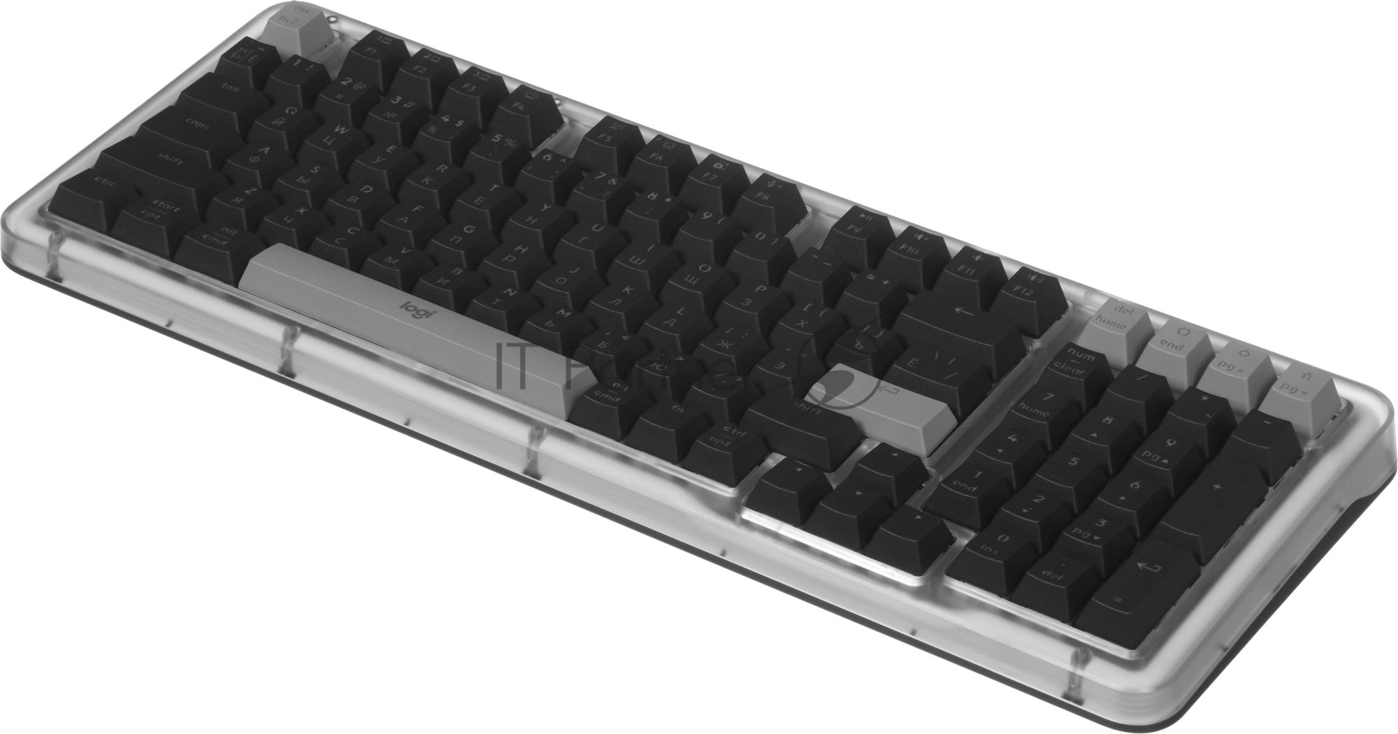 Клавиатура Logitech Alto Keys K98M беспроводная, Bluetooth, радиоканал, серый