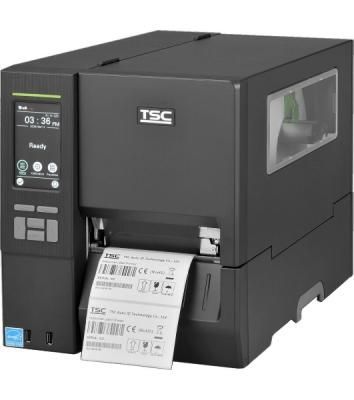 Принтер этикеток TSC MH341T стационарный, термотрансферная печать и прямая термопечать, 300 dpi, 305 мм/сек, Bluetooth, Ethernet, RS-232, USB, Wi-Fi, черный