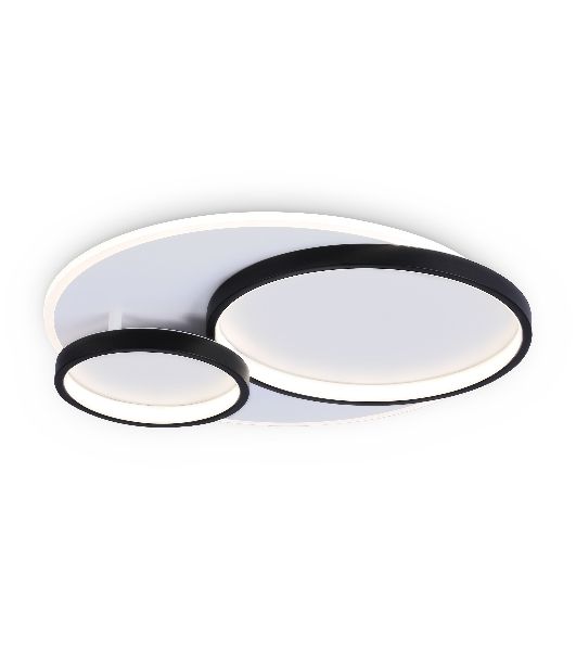 Светильник Ambrella light FA7719 WH/BK белый/черный 3000K-6400K 64W 490*470*90 (ПДУ РАДИО 2.4G)