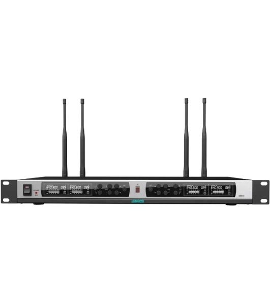 Радиосистема DSPPA D5816 беспроводной приемник, четырехканальный дизайн, PLL, функция автоматической связи с цифровой блокировкой PLL канала UHF200