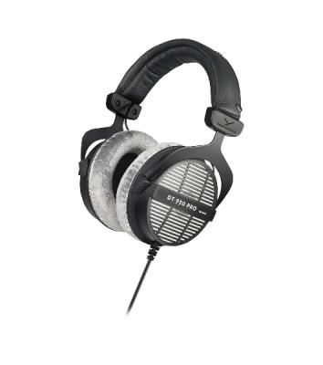 Проводные наушники Beyerdynamic DT 990 PRO 80 OHMS черный/серый, полноразмерные, открытая конструкция, велюровые амбушюры