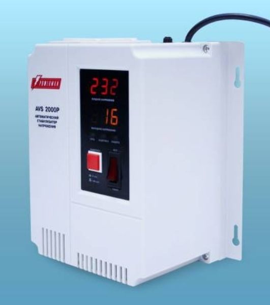 Стабилизатор напряжения Powerman AVS-P Voltage Regulator 3000VA, Digital Indication, Wall Mount, Hardwire Input/Output, 230V, 1 year warranty, White