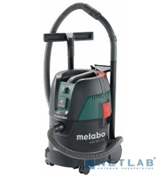 Пылесос строительный Metabo ASA 25 L PC 602014000 Пылесос 1250вт,розетка,ручн.очистка, бак 25л, вес 8.3 кг