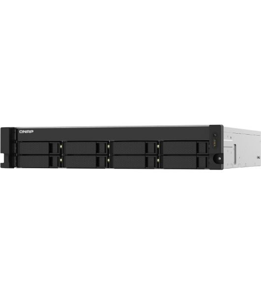 Сетевое хранилище без дисков SMB QNAP TS-832PXU-RP-4G 8-Bay 2U rackmount NAS, AL324 quad-core 1.7 GHz, 1x4Gb DDR4 RAM (max 1x16Gb), SATA 6Gb/s, 2x 10GbE SFP+ LAN, 2x 2.5 GbE LAN, 2xPSU. W/o RAIL-B02