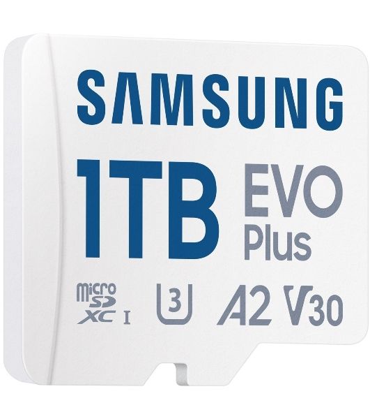 Флеш карта Samsung EVO Plus MicroSDXC MB-MC1T0SA/KR 1Tb A2 U3 V30 +SD Adapter