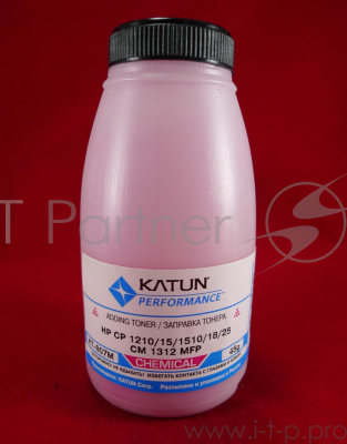 Тонер HP CP 1210/15/1510/18/25/CM 1312 MFP Magenta, химический (фл.45г.) Katun фас. Россия