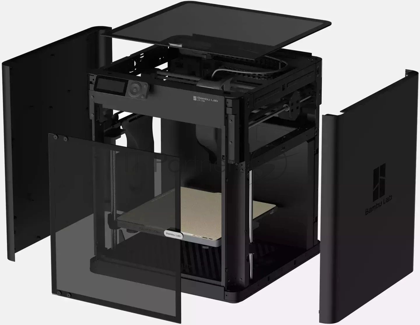 Принтер 3D Bambu Lab P1 S Combo 256x256x256мм ABS;PLA;PETG;Flex;ASA;PC;PET;TPU