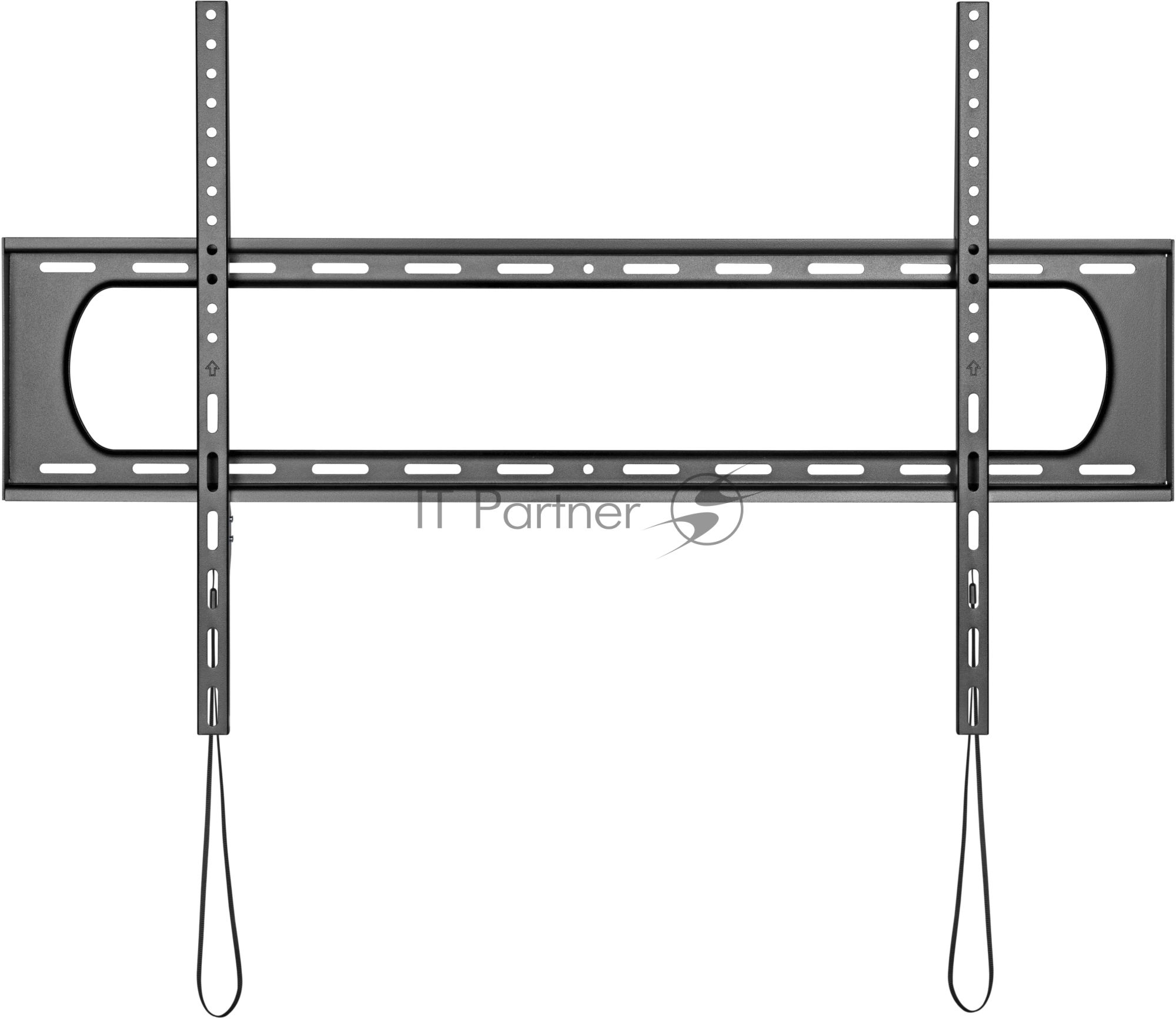 Кронштейн для телевизора Ultramounts UM825F черный 60"-120" макс.120кг настенный фиксированный