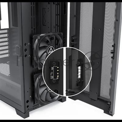 Компьютерный корпус Montech SKY ONE Lite черный без БП ATX 3x120mm 2xUSB3.0 1xUSB3.1 audio bott PSU