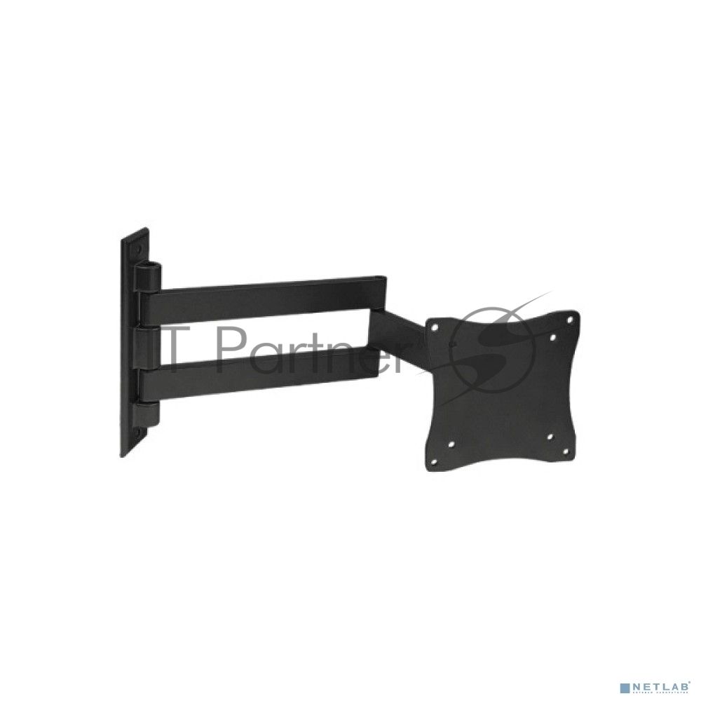 Кронштейн ARM Media LCD-7101 черный для LCD/LED ТВ 10"-26", настенный, 4 степени свободы, VESA 75/100, max 15 кг