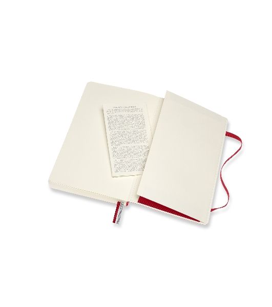 Блокнот Moleskine CLASSIC SOFT EXPENDED QP616EXPF2 Large 130х210 мм, 400 страниц, линейка, мягкая обложка, красный