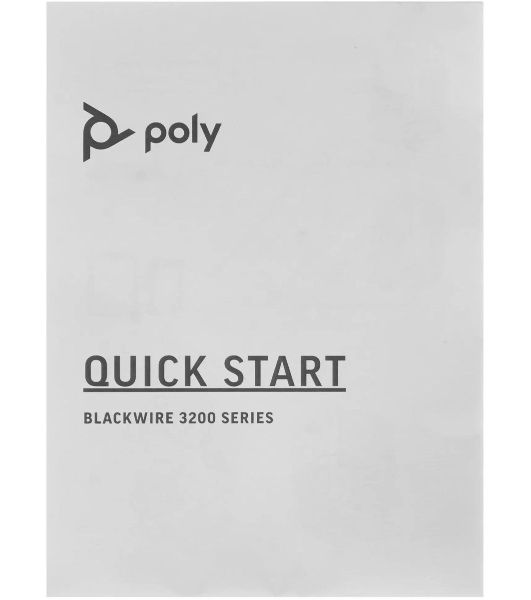 Гарнитура Plantronics Blackwire 3220 чёрный, проводная, USB