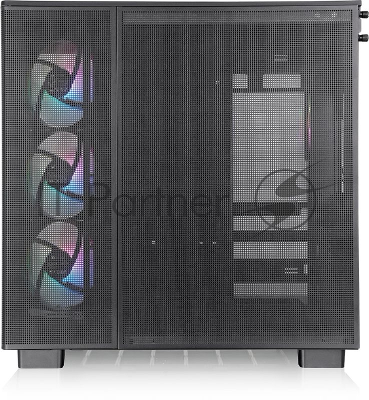 Компьютерный корпус Thermaltake View 380 XL TG ARGB черный без БП E-ATX 2x120мм 2xUSB3.0 audio bott PSU
