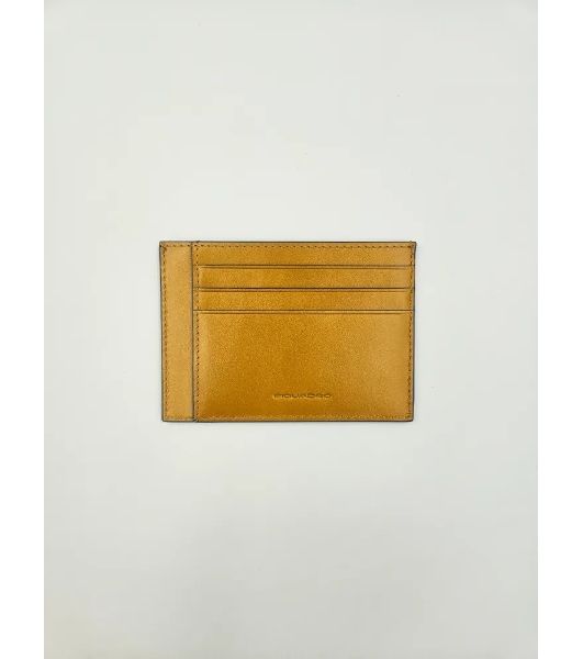 Картхолдер Piquadro Blue Square PP2762B2R/G шафрановый, натуральная кожа