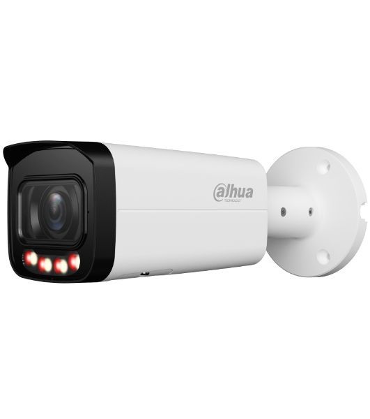 Уличная цилиндрическая IP-видеокамера DAHUA DH-IPC-HFW2449TP-ZAS-IL Smart Dual Light с ИИ 4Мп, 1/2.9” CMOS, моторизованный объектив 2.7~13.5мм, видеоаналитика, ИК до 60м, LED до 60м, IP67, IK10
