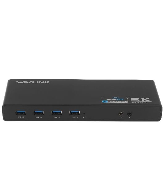 Док-станция WAVLINK WL-UG69DK1, USB Type-C, DisplayPort/HDMI/RJ-45/USB Type-C/Jack 3.5mm, USB