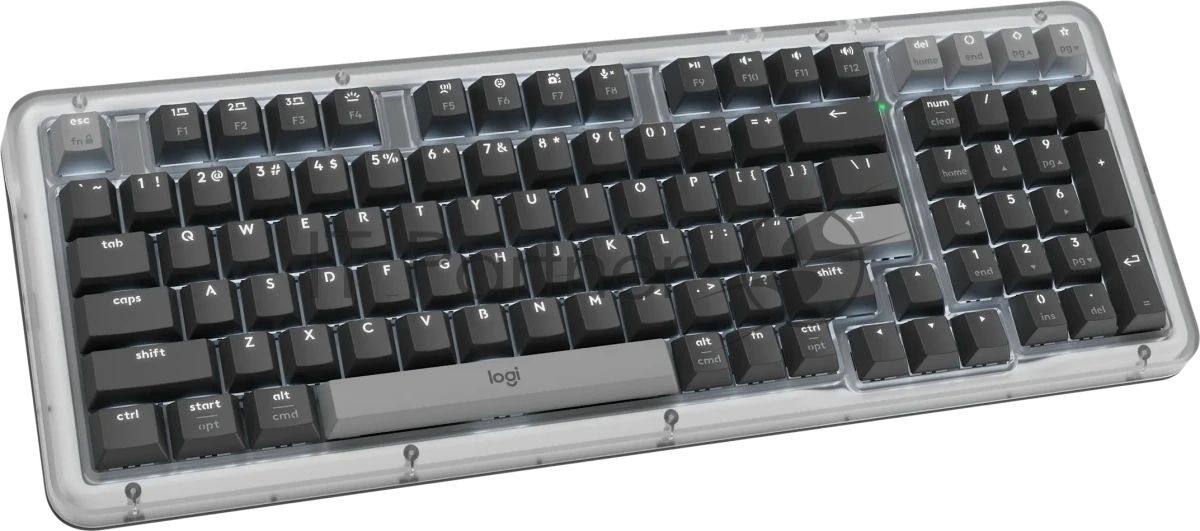 Клавиатура Logitech Alto Keys K98M беспроводная, Bluetooth, радиоканал, серый