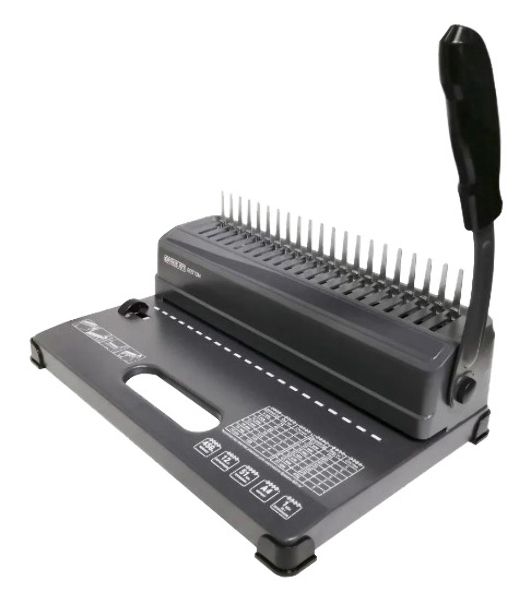 Переплетчик Office Kit B2112N A4/перф.12л.сшив/макс.450л./пластик.пруж. (4.5-51мм)