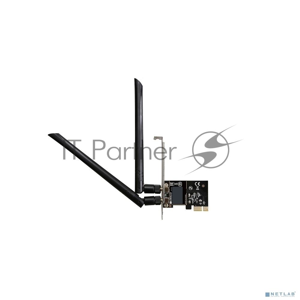 Сетевой адаптер ORIGO OWN1200A/A1A PCI-E Wi-Fi AC1200, 2.4/5 ГГц, 2 съемные антенны 5 dBi