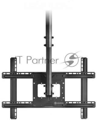 Кронштейн для телевизора ONKRON N2L 32"-80" потолочный, телескопический, черный