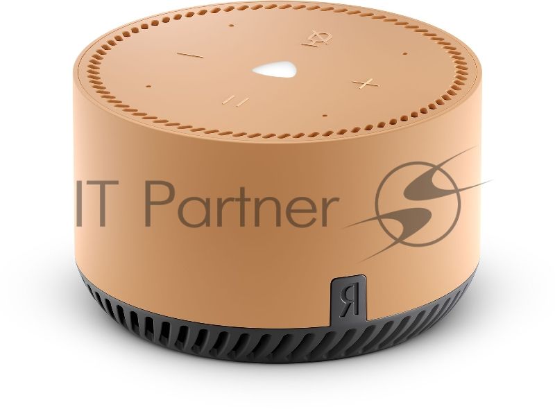 Умная колонка Яндекс Станция Лайт, 5Вт, компактная, 1 динамик, Алиса, Wi-Fi, Bluetooth, бежевый