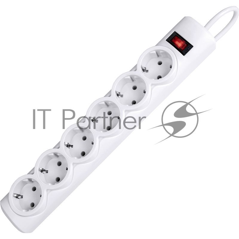 Сетевой фильтр Defender DFS 153 3 м, белый, 6 розеток