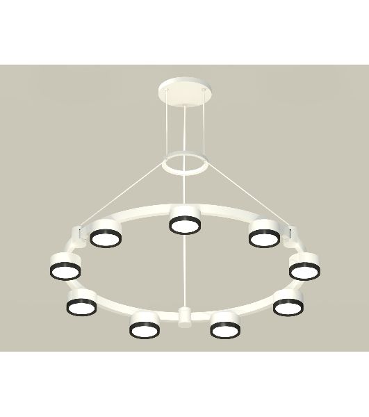 Светильник Ambrella light XR92031801/9 SWH/PBK белый песок/черный полированный GX53 (A9203, C9241, N8113)
