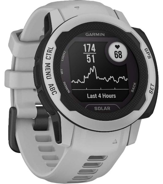 Умные часы Garmin Instinct 2S Solar Surf Edition Ericeira, 0.79" PMOLED, Wi-Fi, Bluetooth 4.2, NFC, IP68, черный / серый