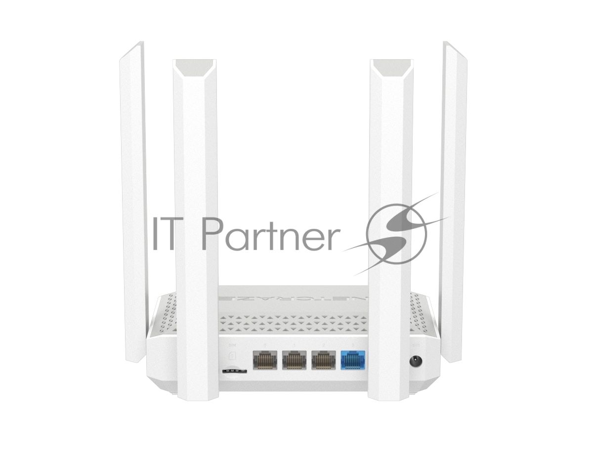 Гигабитный интернет-центр Netcraze Speedster 4G+ (NC-2911) с модемом 4G+, Mesh Wi-Fi 5 AC1200 и 4-портовым Smart-коммутатором