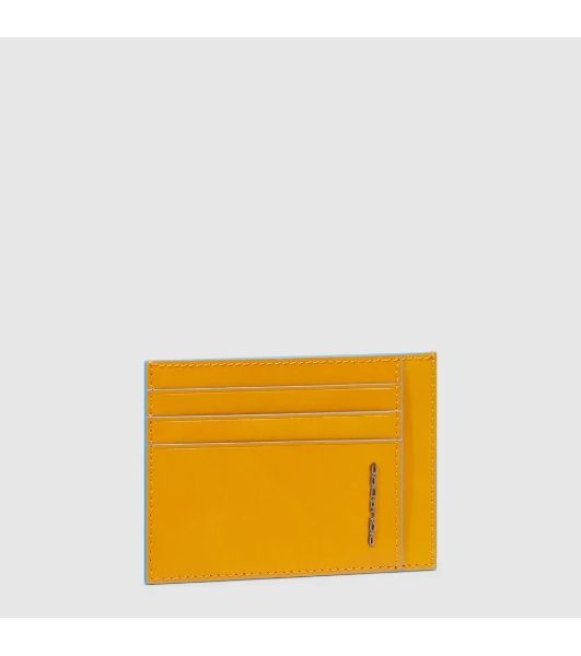 Картхолдер Piquadro Blue Square PP2762B2R/G шафрановый, натуральная кожа
