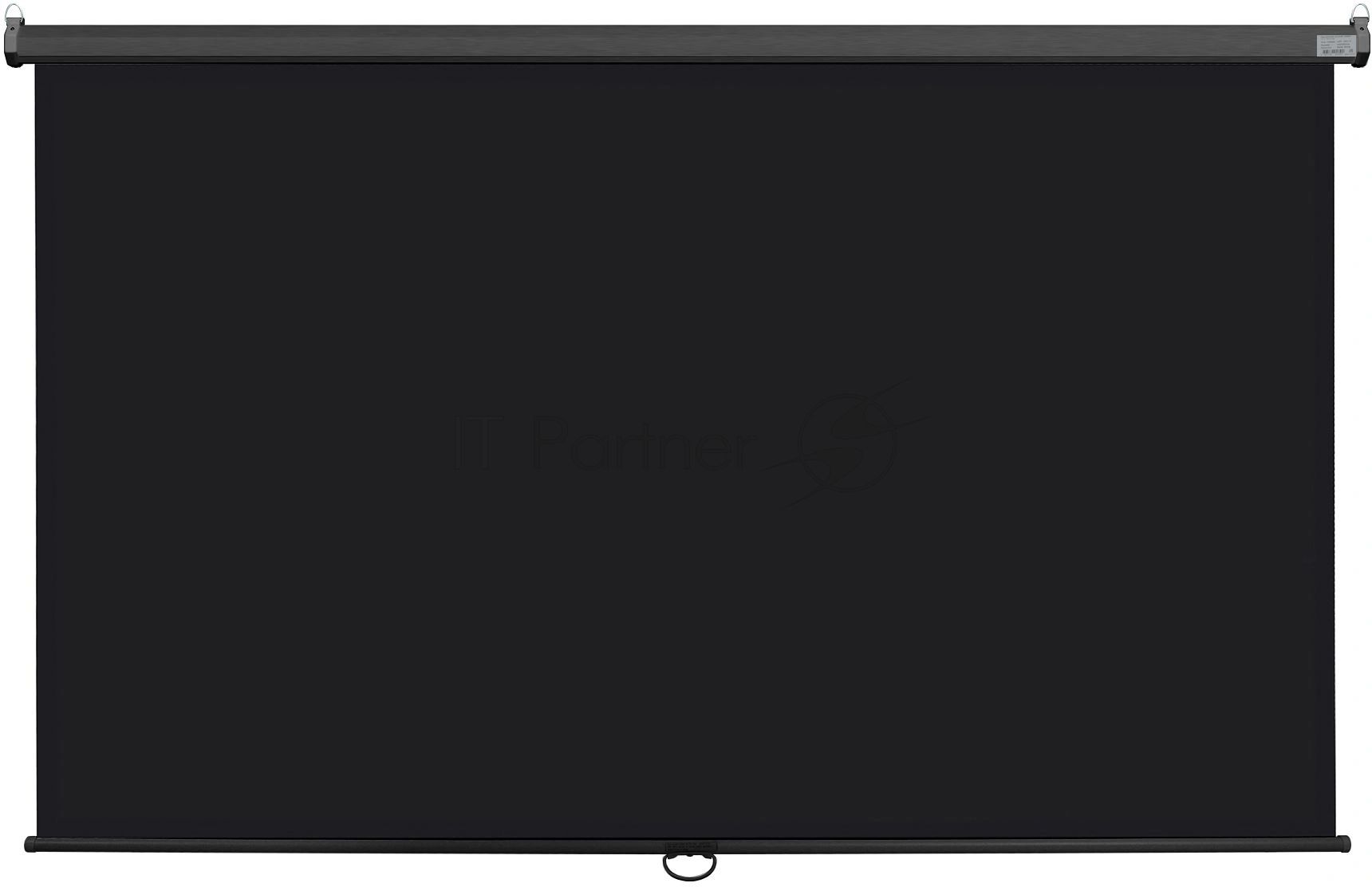 Настенный экран Lumien LEP-100130 Eco Picture 157х227см (рабочая область 124х221 см) (100") Matte White верх.кайма 30 см, восьмигранный корпус, возможность потолочн./настенного крепления, 16:9, корпус черного цвета (треугольная упаковка)