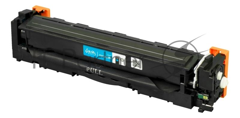 Картридж Sakura CF411A/046C для HP и Canon, голубой, 2300 к.