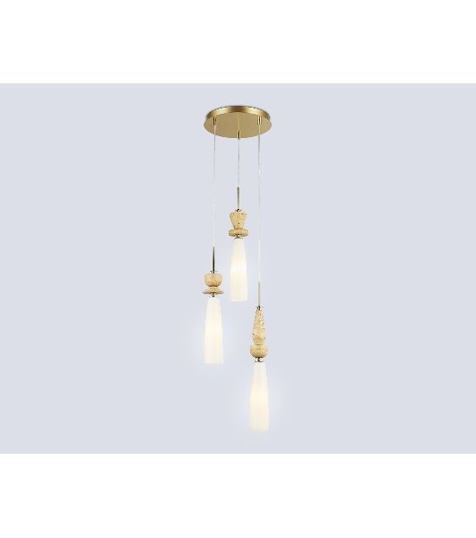 Светильник Ambrella light LH75367/3 GD/WH золото/белый G9*3 max 28W D270*1500