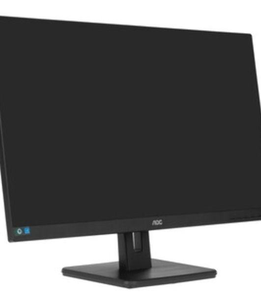 Монитор 27" AOC 27E3QAF IPS 1920x1080, 75 Гц, 4 мс, 16:9, 300 кд/м², HDMI 1.4, DP, VGA, 3.5 Jack, динамики (2x2 Вт), черный