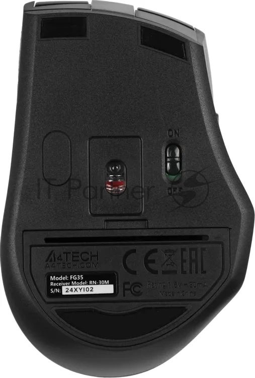 Комплект клавиатура+мышь A4Tech FStyler FG1035 беспроводной, USB, 2000 DPI, чёрный/серый