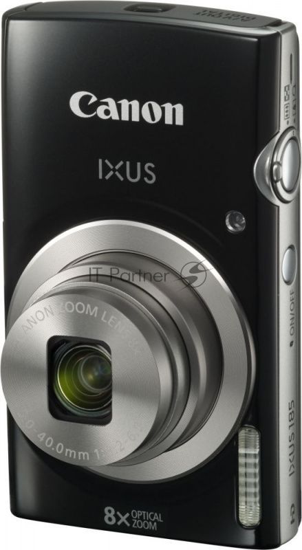 Фотоаппарат Canon IXUS 185 черный 20Mpix Zoom8x 2.7" 720p SD CCD 1x2.3 IS el 1minF 0.8fr/s 25fr/s/NB-11LH