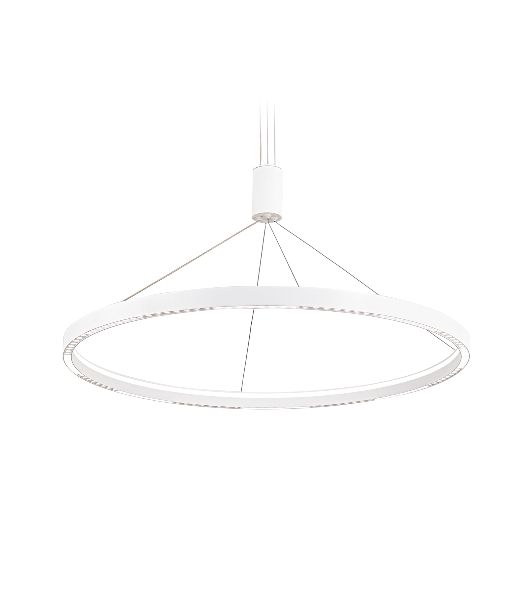 Подвесной светодиодный светильник Ambrella light FL5855 WH белый 40W 3000K/4200K/6400K D800*860 (без ПДУ)