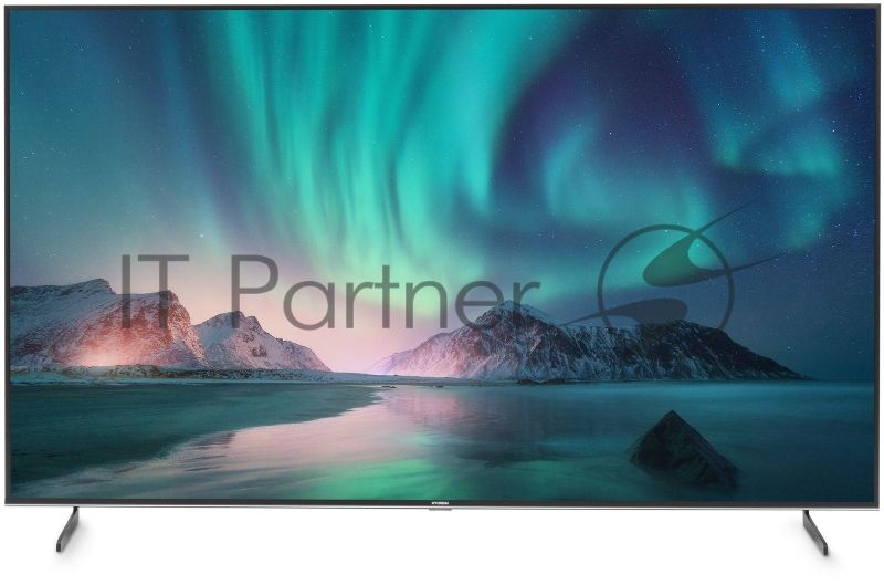 Телевизор Hyundai 85" H-LED85BU7007 черный LED UHD 60Hz Smart TV